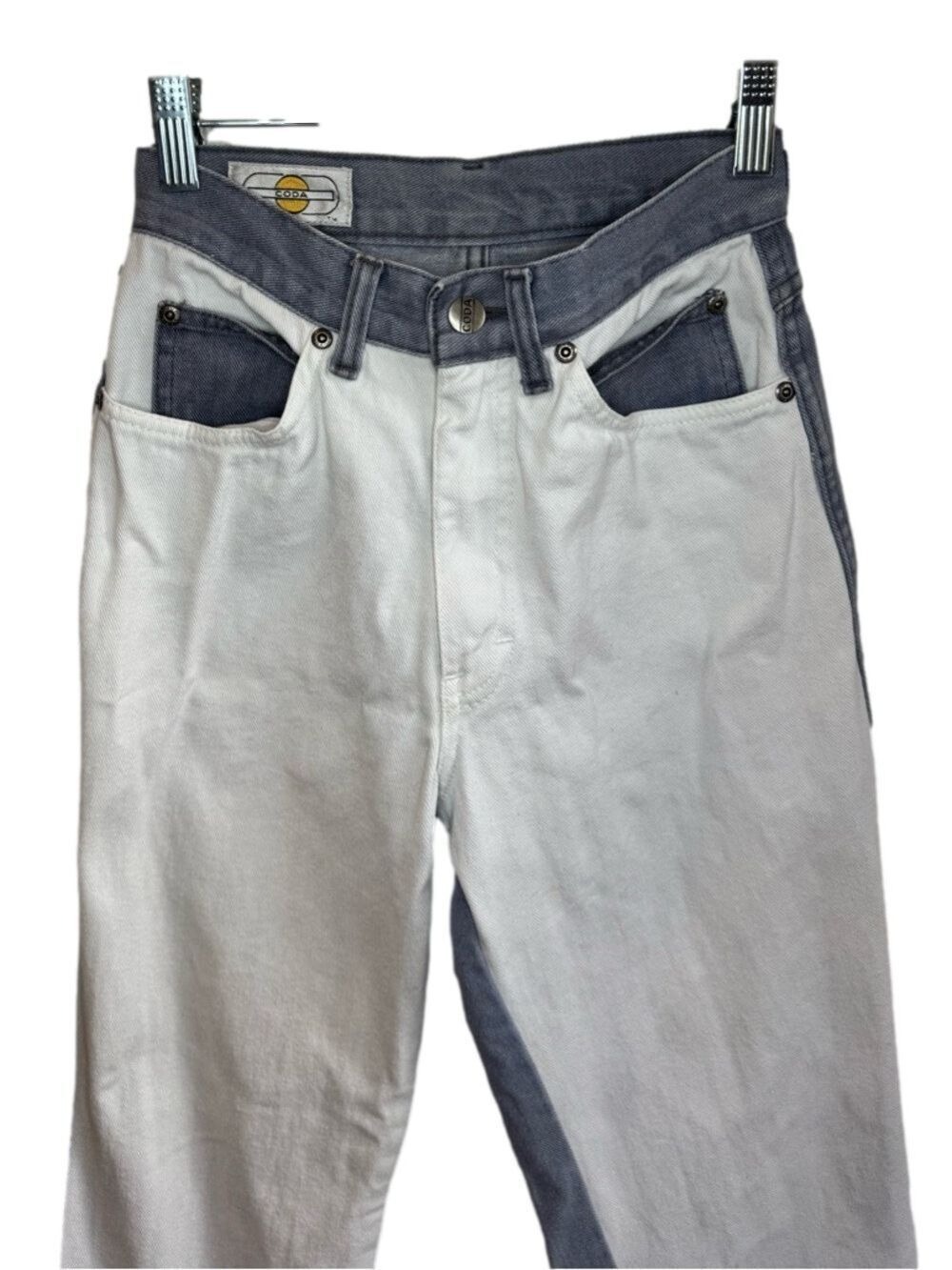 CODA Colorblock Two-Tone High Rise Denim - Picture 2 of 11